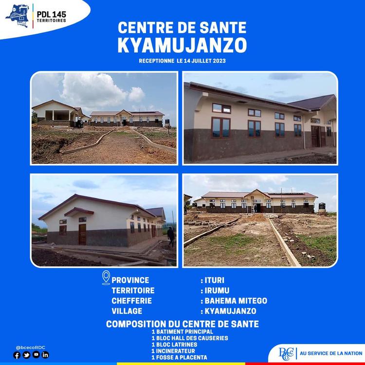 Centre de santé KYAMUJANZO en Ituri