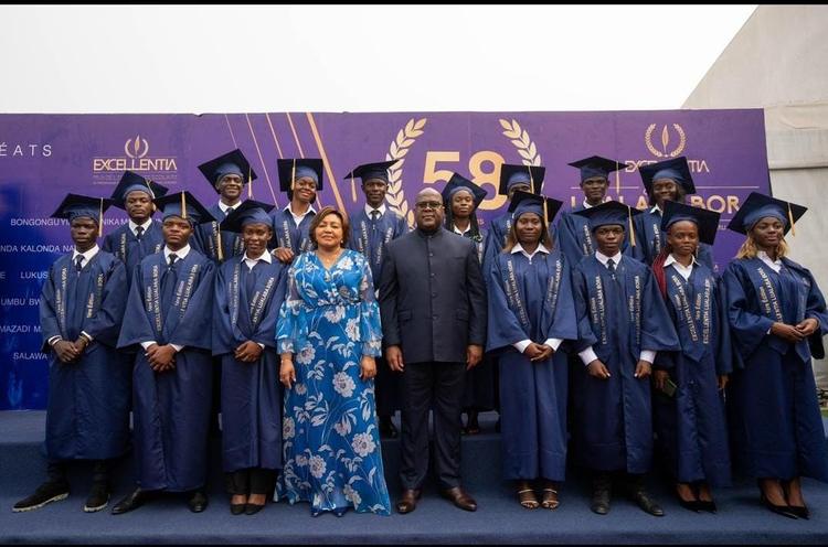 58 nouveaux diplômés d’État décrochent la bourse « Excellentia » de la Fondation Denise Nyakeru Tshisekedi