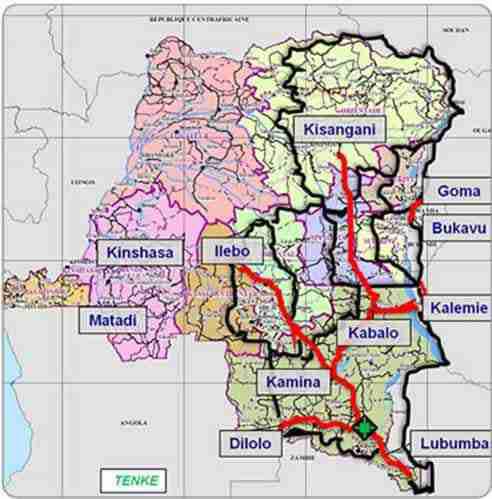 Congo Railways (CR) sur un chemin de fer valant 25 milliards USD