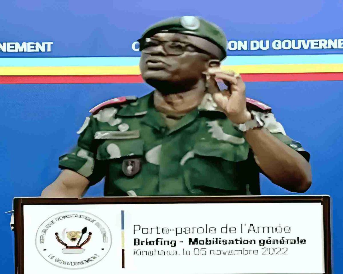 Point de presse avec le porte-parole des FARDC autours Guerre contre le M23 et le Rwanda