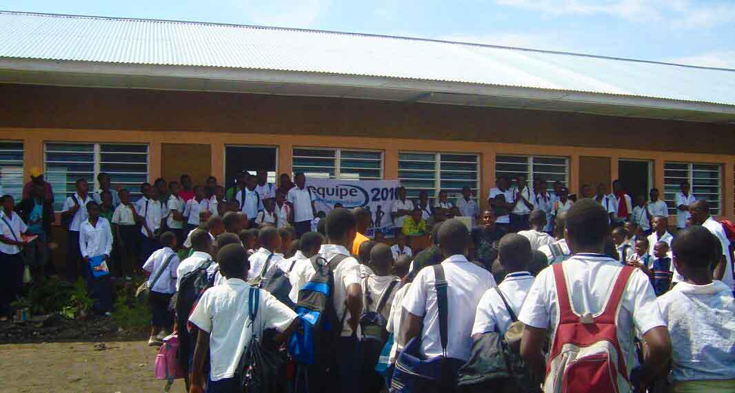 Réfection de l’école du camp LD KABILA