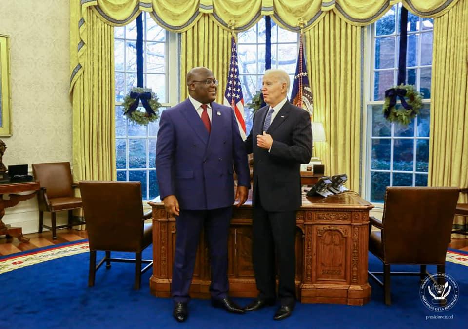 Rencontre Biden-Tshisekedi à la maison blanche