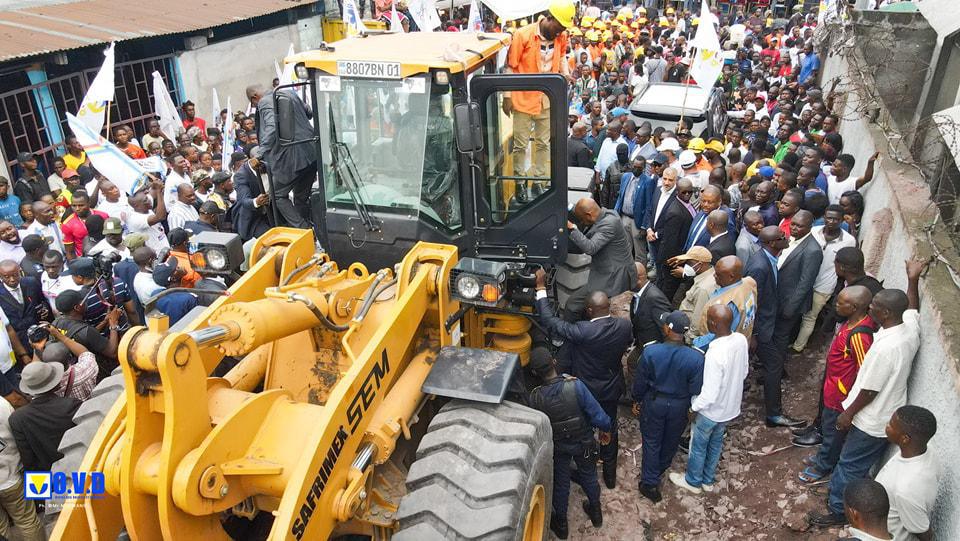 Lancement des travaux de réhabilitation et modernisation de l'avenue Kulumba à Kinshasa-Masina