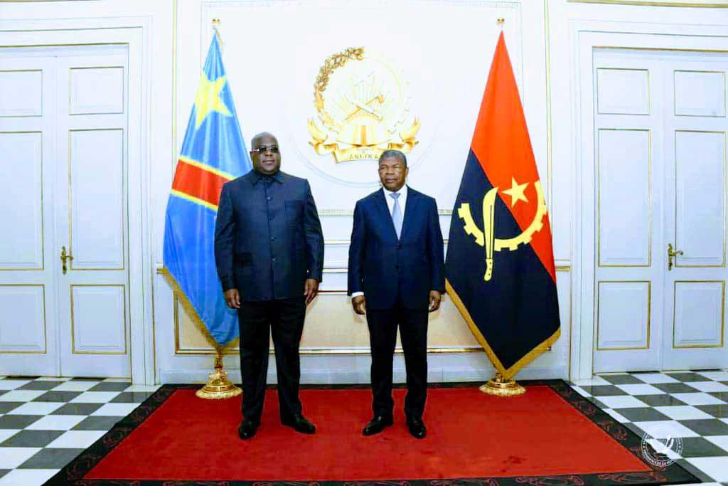 Les présidents Félix Tshisekedi et Joao Lourenço évaluent le processus de Paix de Luanda en Angola