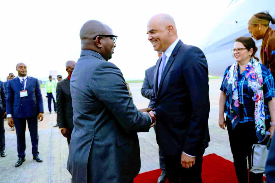 Visite officielle du Président Suisse Alain Berset en RDC