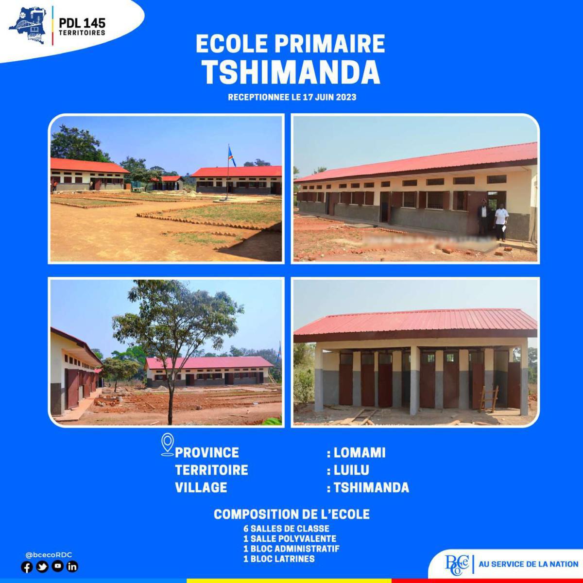 École primaire TSHIMANDA