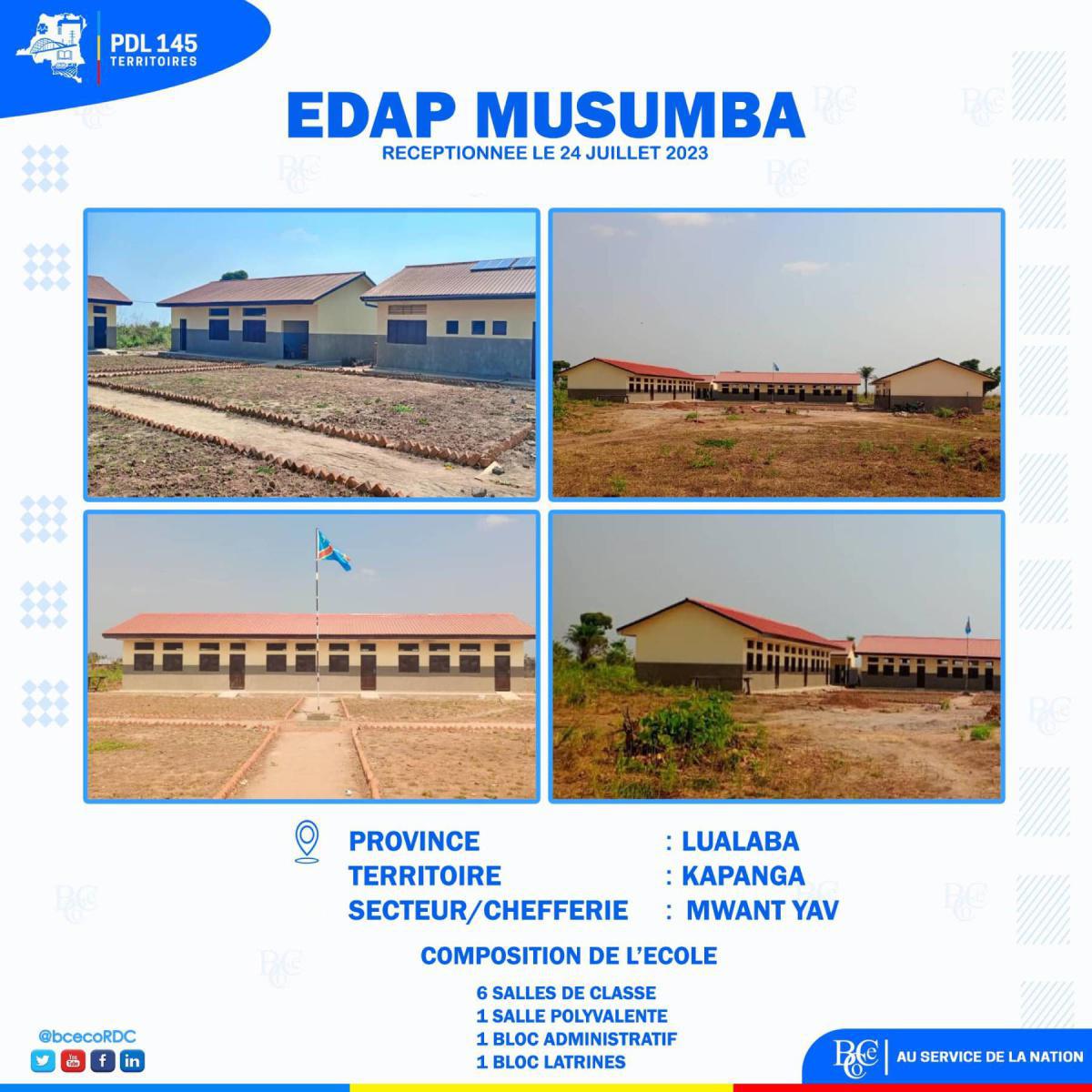 EDAP MUSUMBA à Lualaba