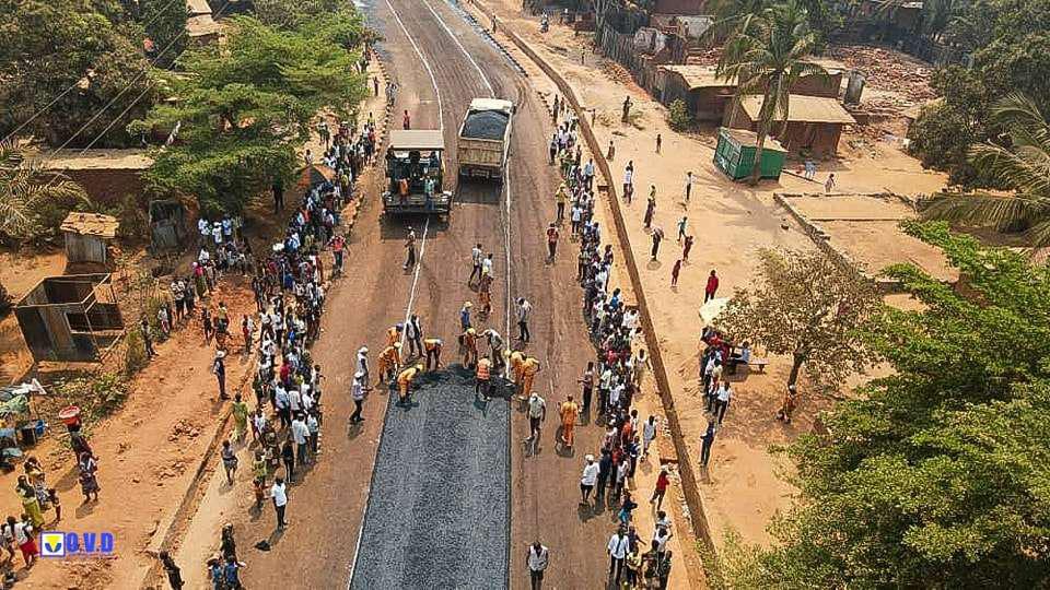 L'Avenue Kasa-Vubu à Mbuji-Mayi se transforme en béton bitumineux