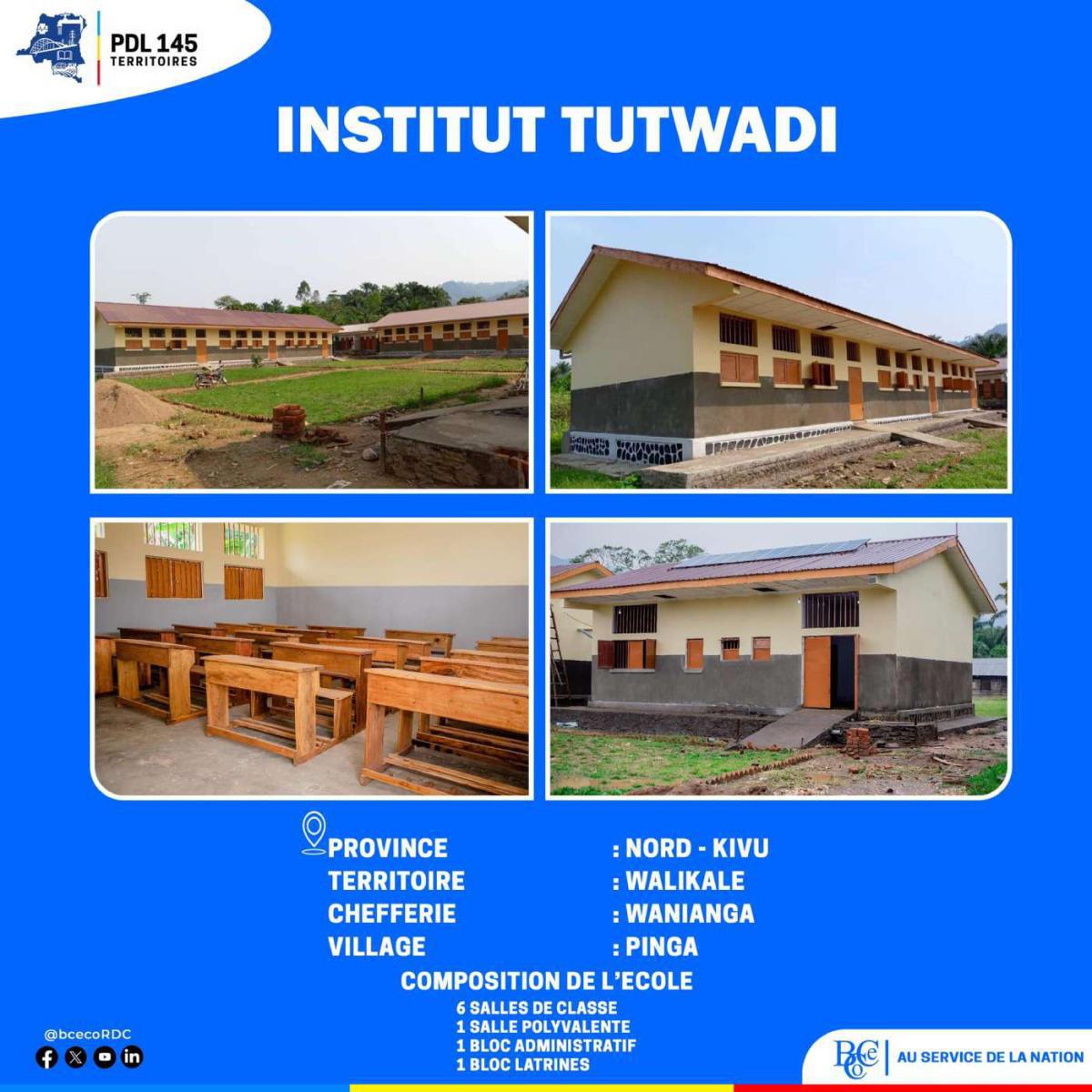 Institut TUTWADI - Territoire de Walikale