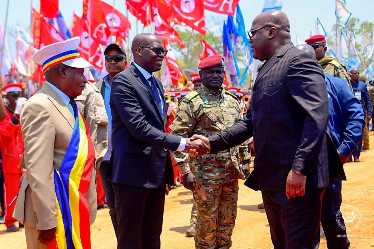 Le Président Félix Tshisekedi et son homologue zambien Hakainde Hichilema ont lancé les travaux de construction du pont Luapula