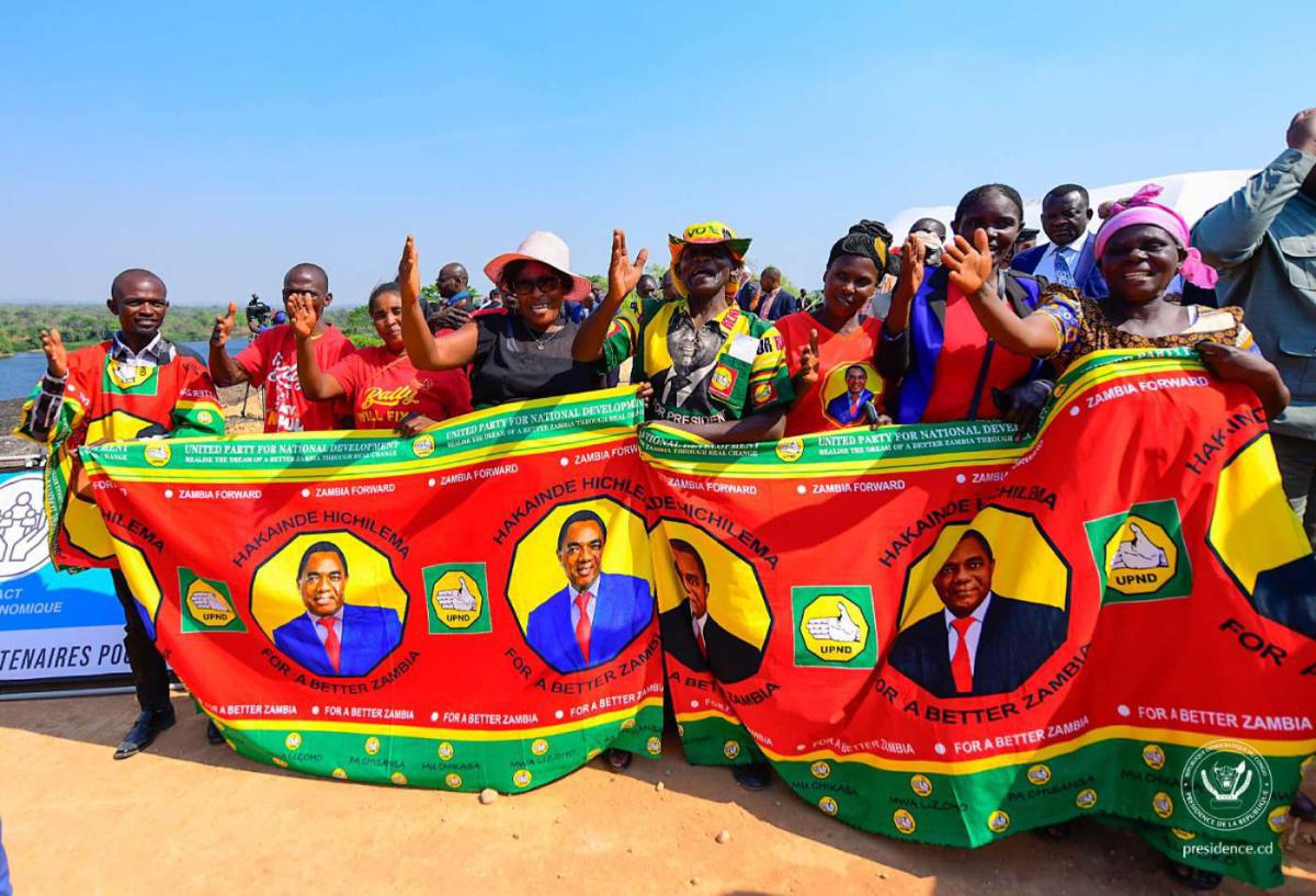 Le Président Félix Tshisekedi et son homologue zambien Hakainde Hichilema ont lancé les travaux de construction du pont Luapula