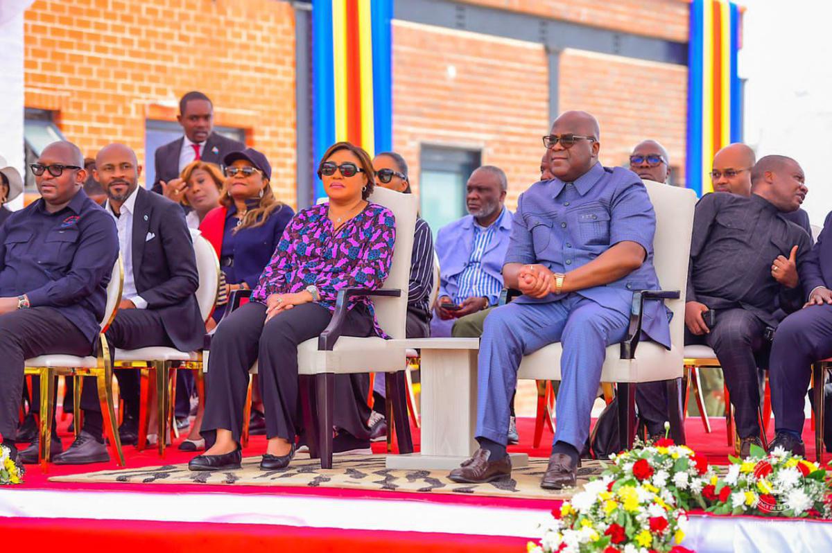 Le Président Tshisekedi inaugure le poste frontalier moderne de Kasumbalesa