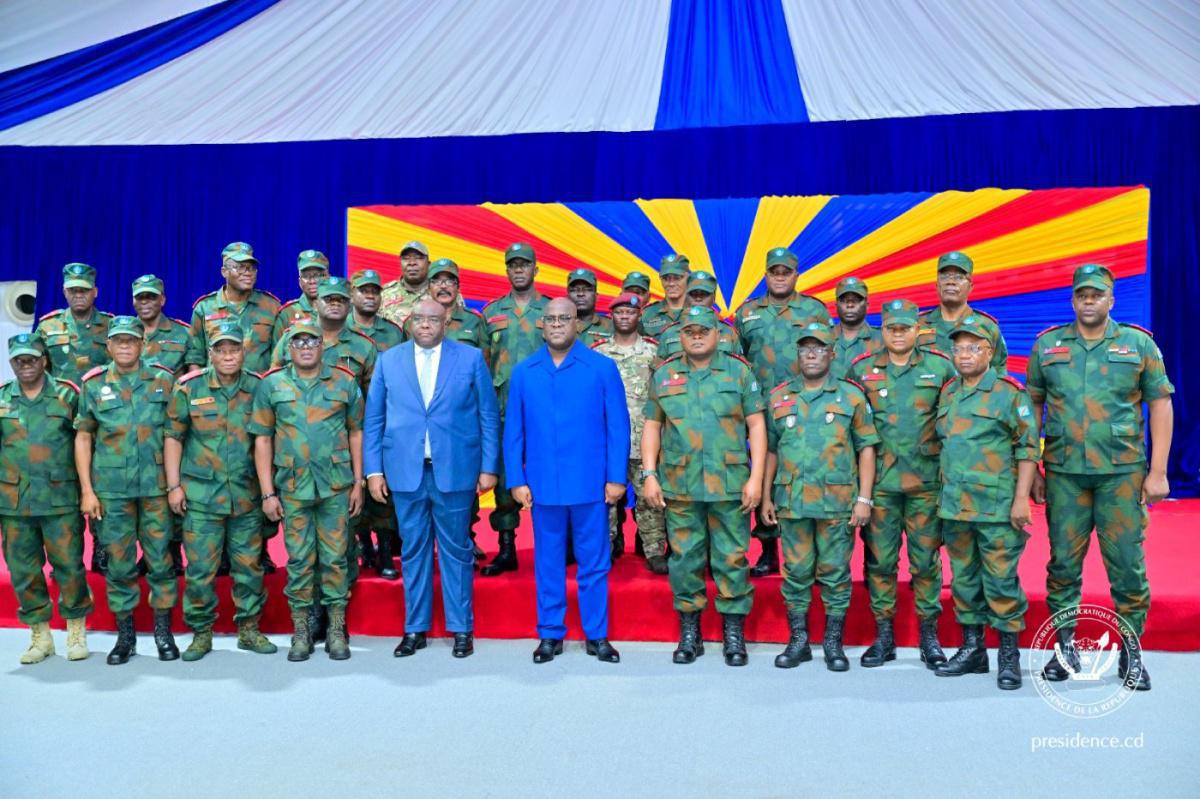 Le Président Félix Tshisekedi demande aux FARDC de former un seul corps